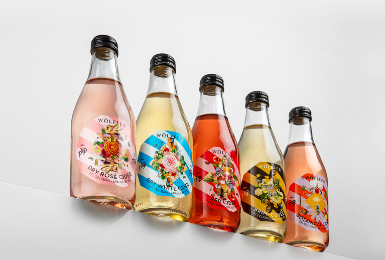 wolffer cider bottles