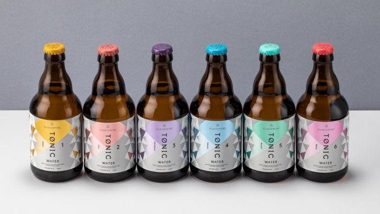 glacierfire tonic water packaging