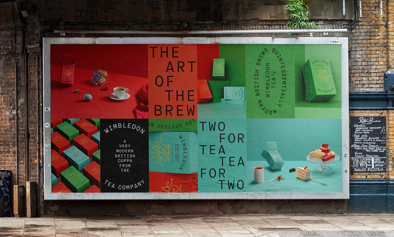 wimbledon tea billboard