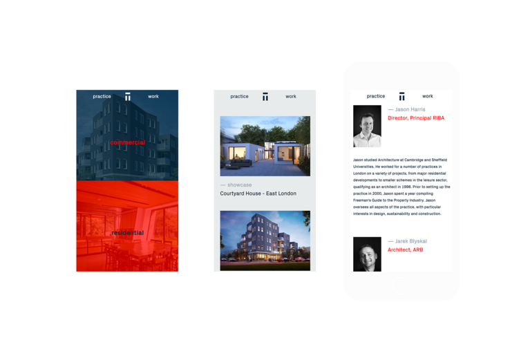t-space website design