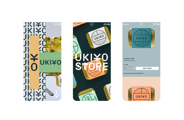 ukiyo matcha branding
