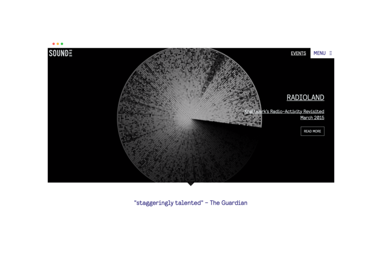 sound uk website design