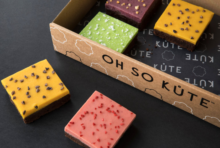 kute cake brownies