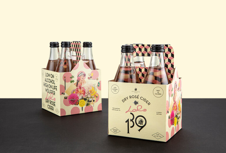 wolffer loro cider packaging