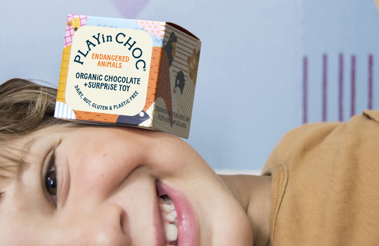 playin choc packaging design