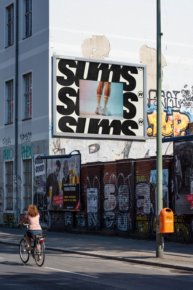 sums running socks billboard