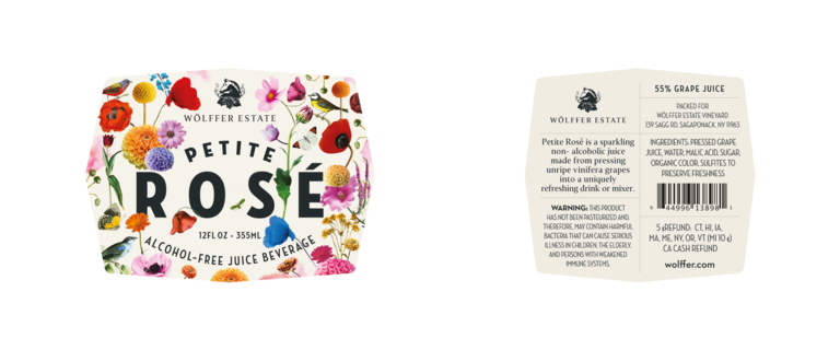 wolffer petite rose labels