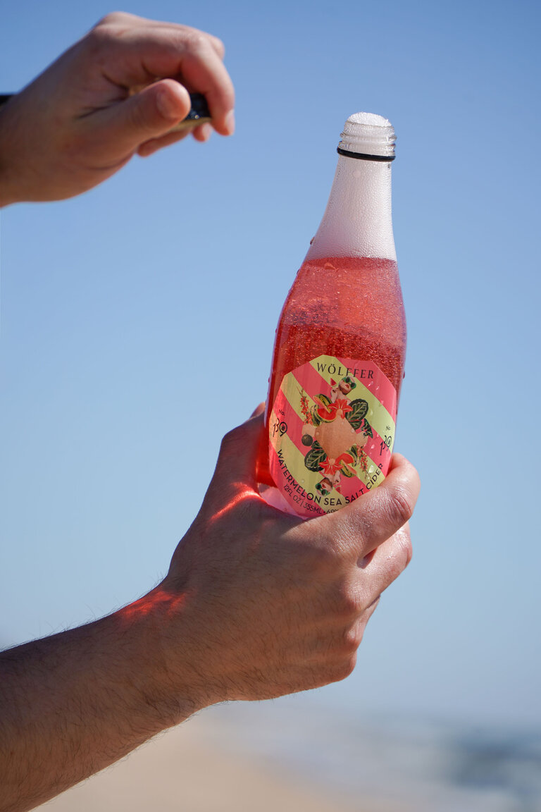 wolffer watermelon cider beach