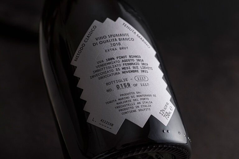 tenuta marino sparkling back label