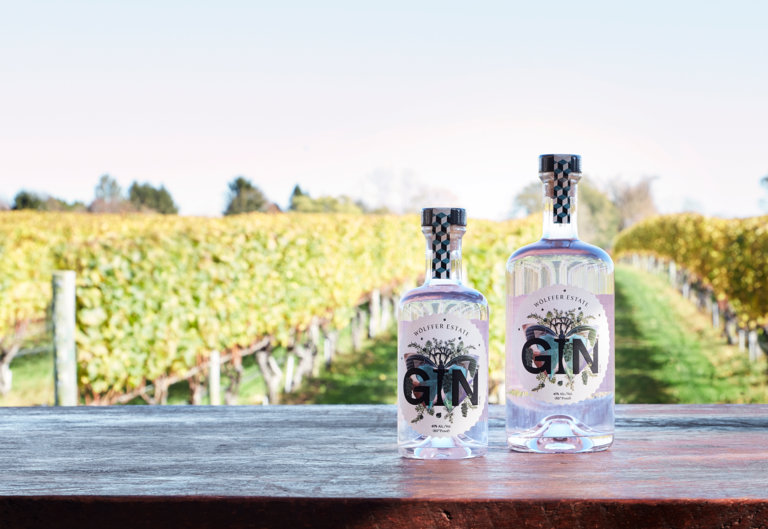 wolffer estate pink gin design